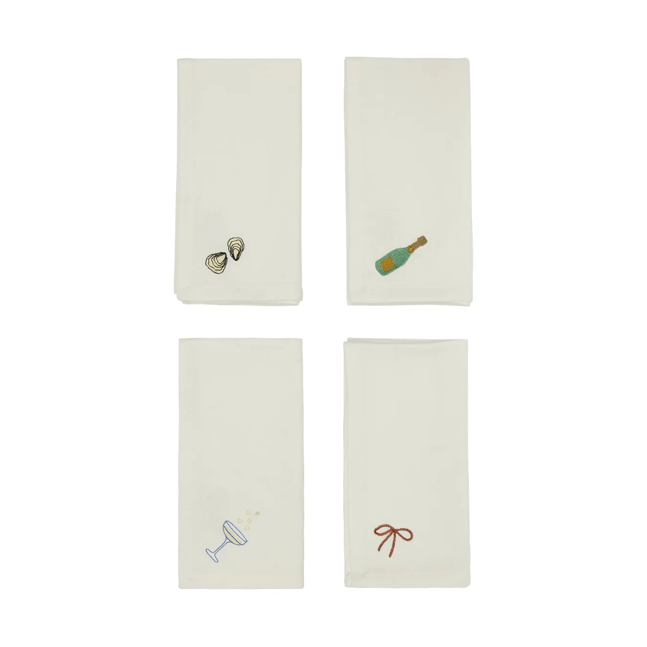 뉴이어 코튼 냅킨 45x45 cm 4팩
, Offwhite OYOY | 오이오이