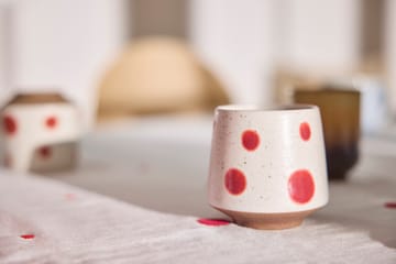 노리 도트 컵 Ø6.95 cm 2개 세트 - Blue-red - OYOY | 오이오이