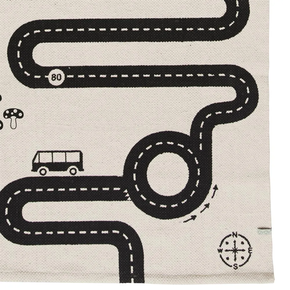 어드벤처 러그 70x180 cm, beige-black OYOY | 오이오이