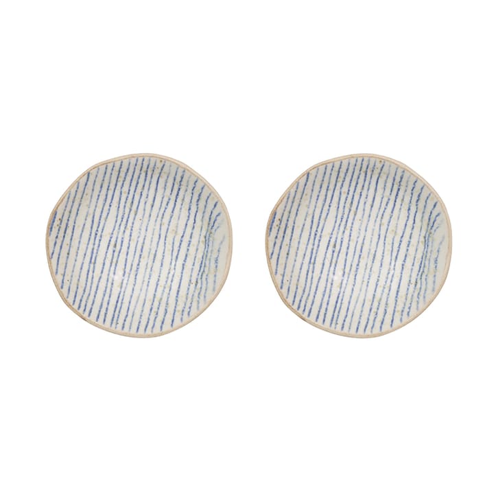 노리 스트라이프 보울 미니 Ø8 cm 2개 세트 - Clay-optic Blue - OYOY | 오이오이