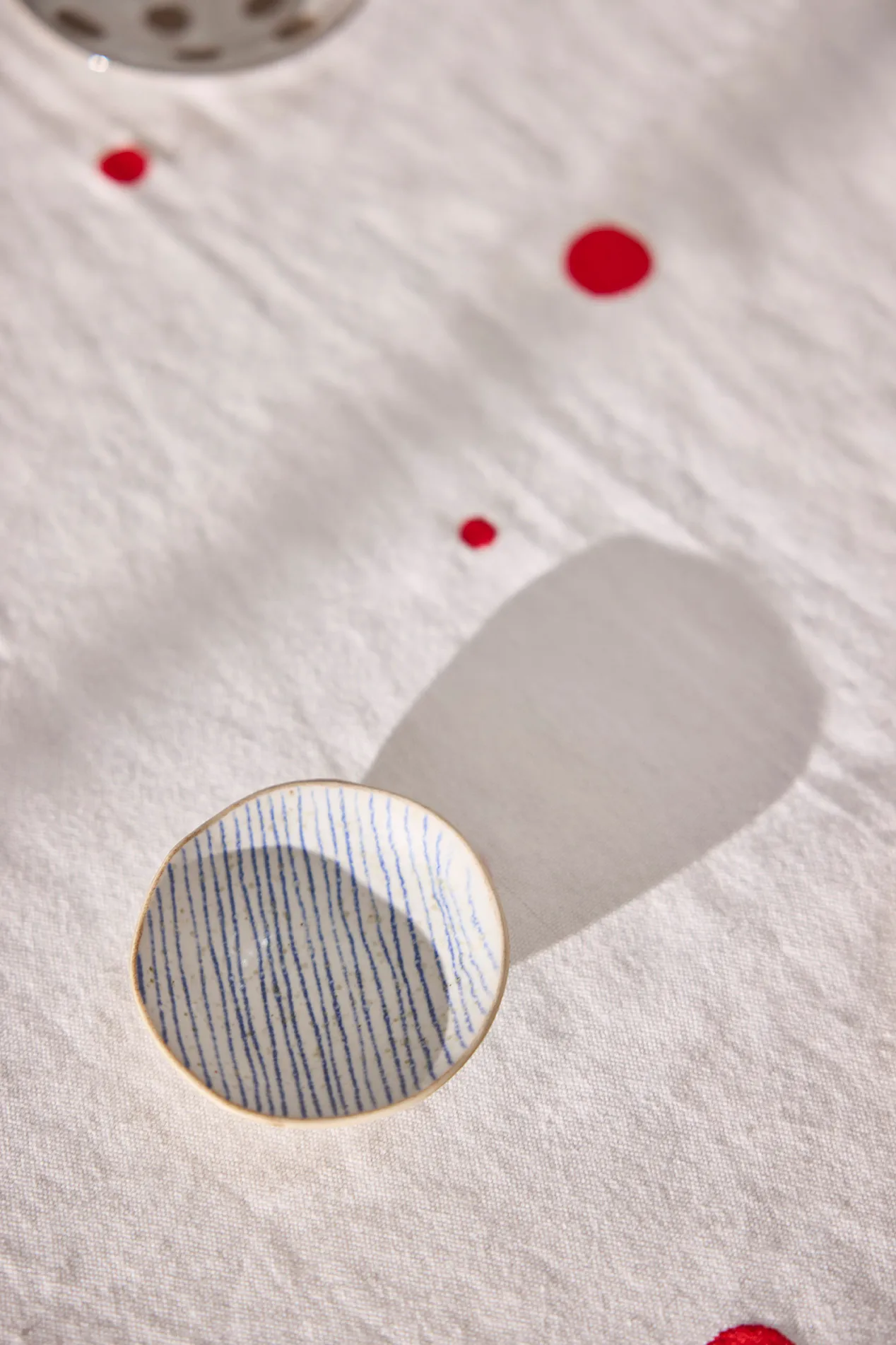 노리 스트라이프 보울 미니 Ø8 cm 2개 세트, Clay-optic Blue OYOY | 오이오이