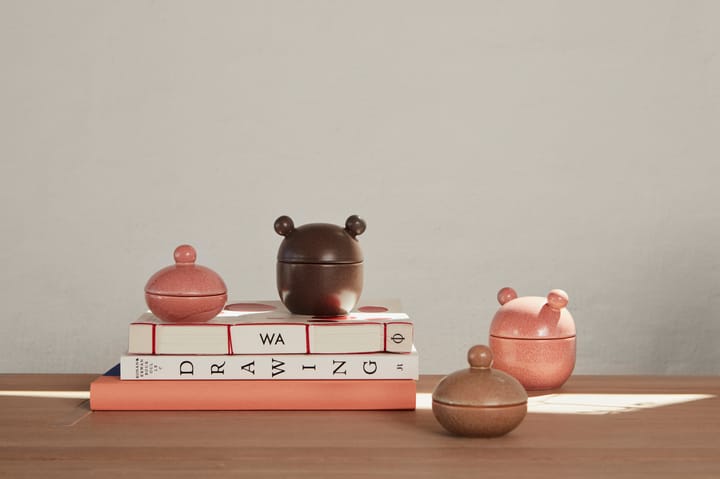 사가 봉보니에르 보울와 덮개 하이 Ø9 cm, chocolate OYOY | 오이오이