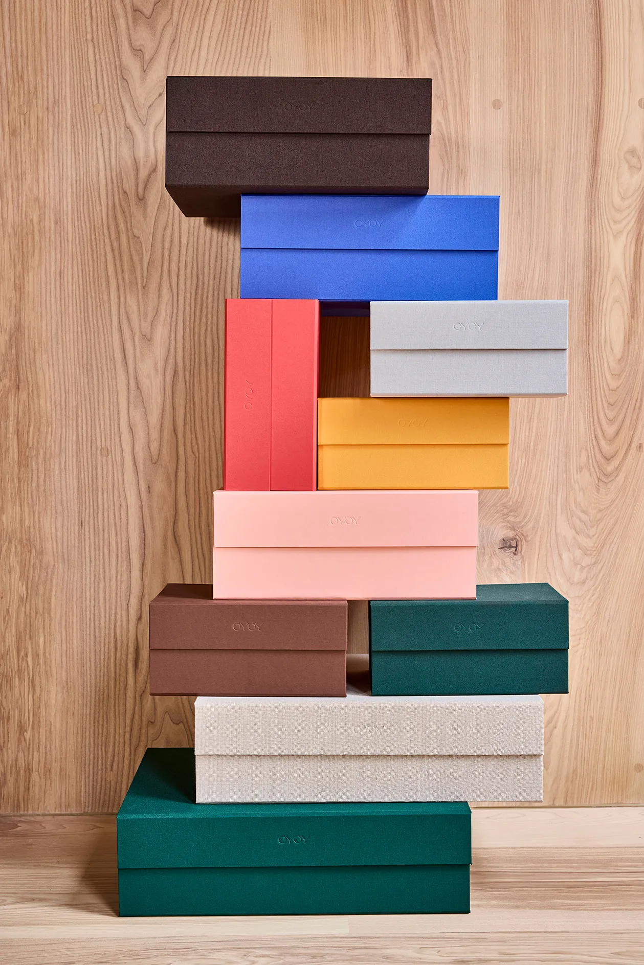 하코 수납 상자 A4, Brown OYOY | 오이오이