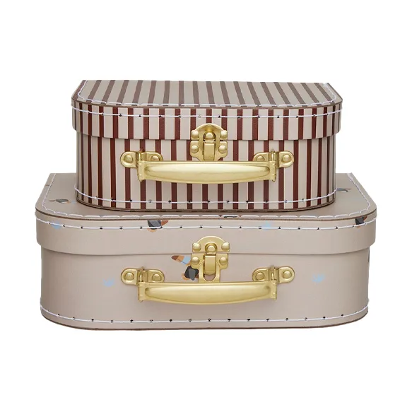 미니 투칸 & 스트라이프 수트케이스 세트, Clay OYOY | 오이오이