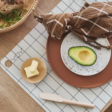 Inka 접시 Ø16 cm 2개 세트 - white-light brown - OYOY | 오이오이