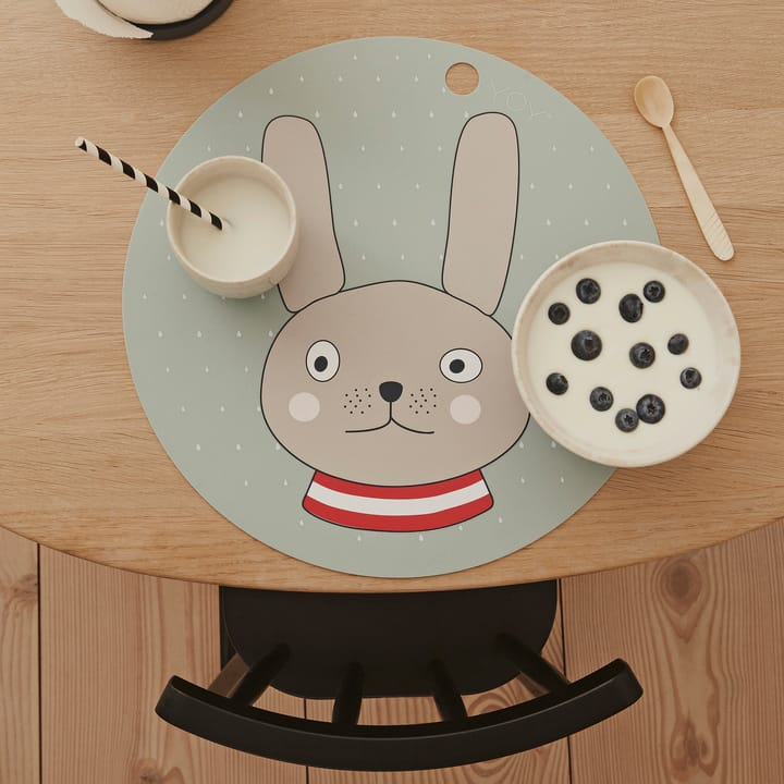 래빗 식탁 매트, Minty OYOY | 오이오이
