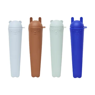 Ninka & Teddy 아이스 팝 4개 세트 - Optic blue-pale green-pale blue-caramel - OYOY | 오이오이