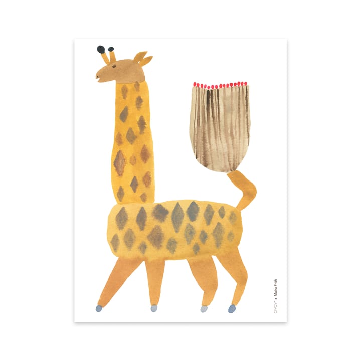 Noah giraffe 포스터 30x40 cm - multi - OYOY | 오이오이
