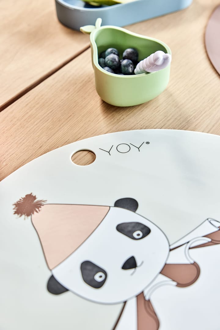 판다 폼폼 테이블 매트 o39 cm, Off-white OYOY | 오이오이