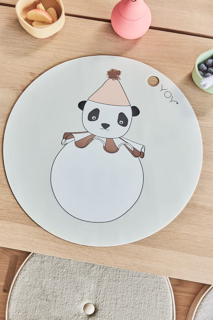 판다 폼폼 테이블 매트 o39 cm, Off-white OYOY | 오이오이