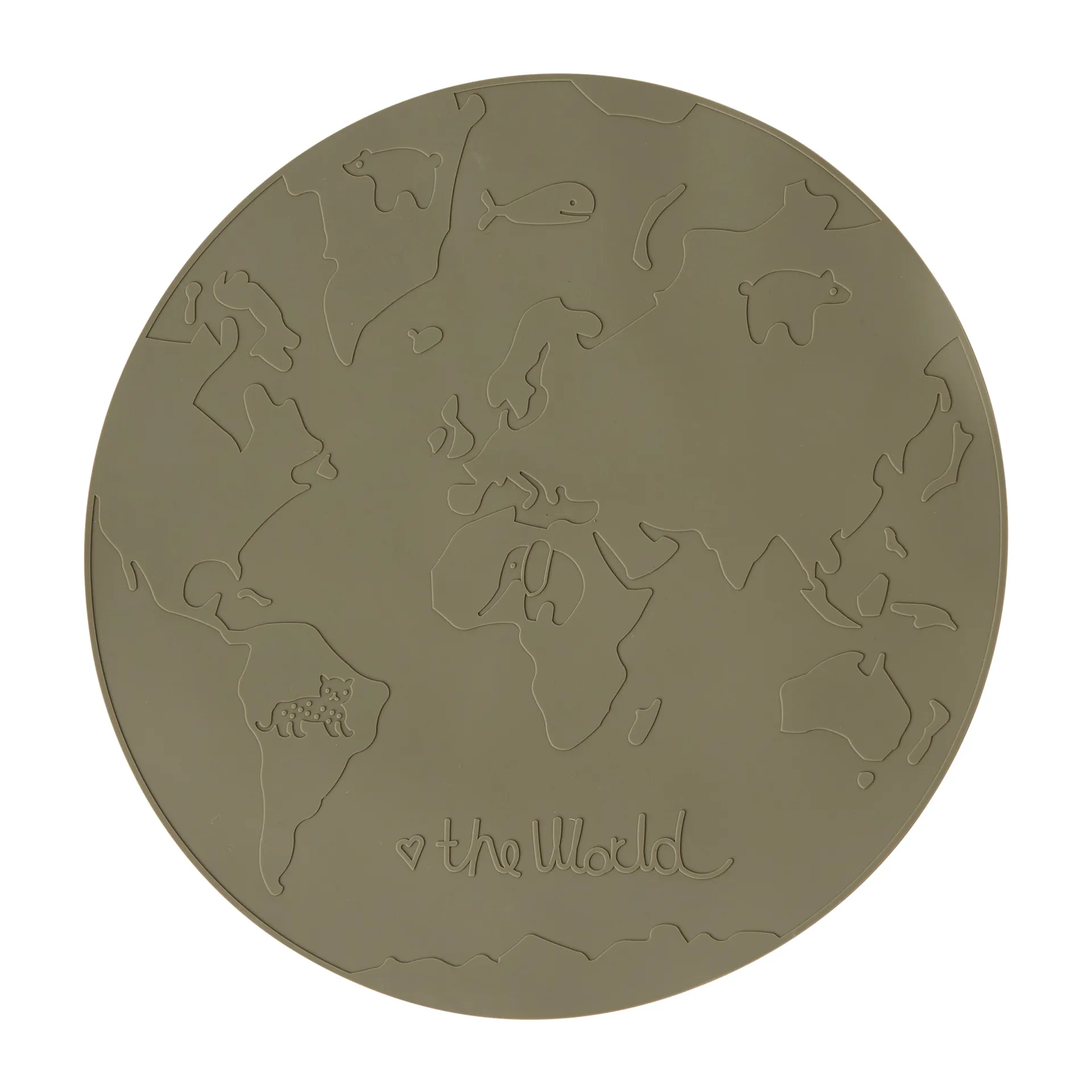 더 월드 테이블매트, Olive OYOY | 오이오이
