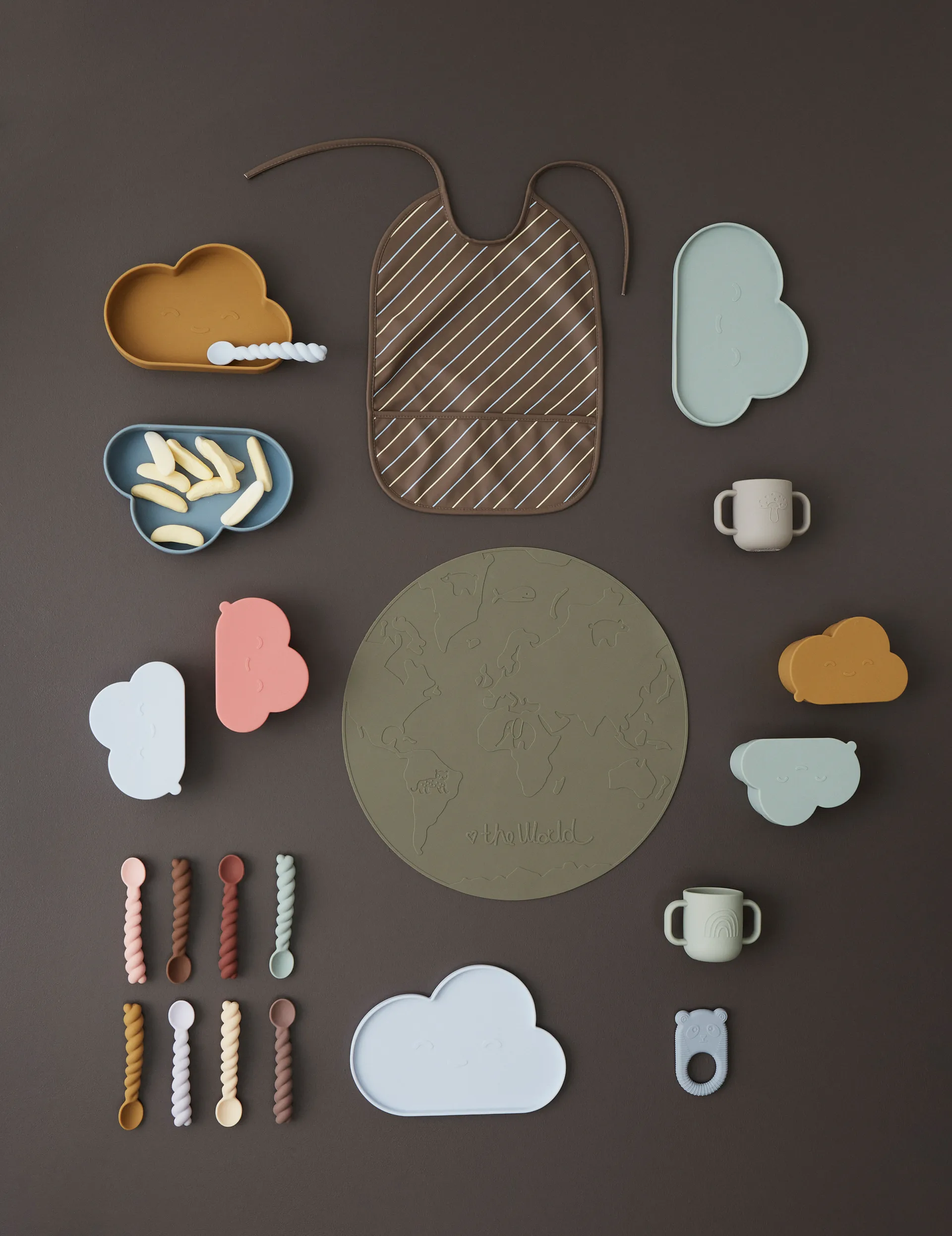 더 월드 테이블매트, Olive OYOY | 오이오이