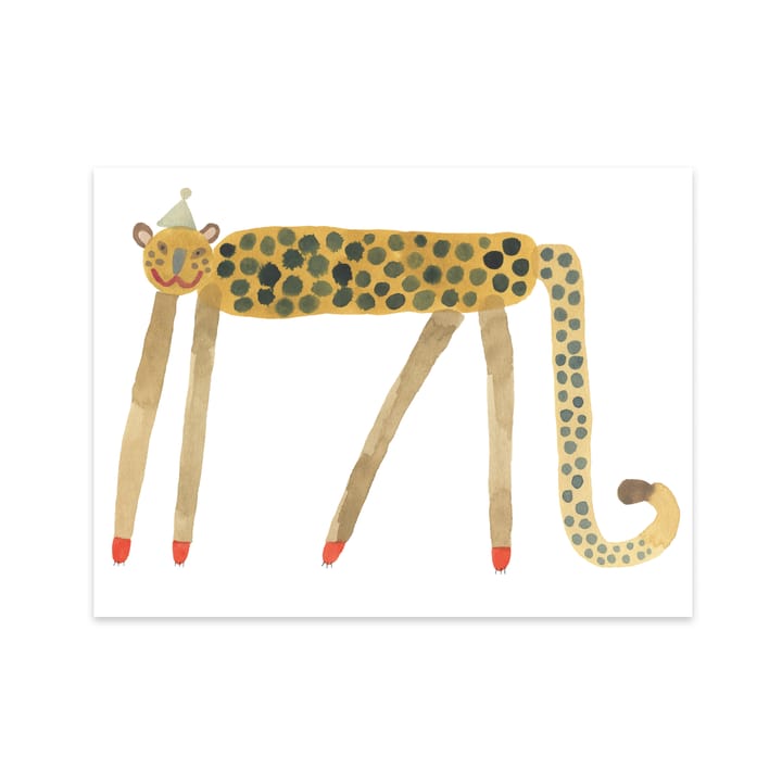 Smiling Leopard Elvis 포스터 30x40 cm, multi OYOY | 오이오이