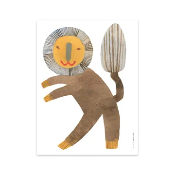 Standing Lion 포스터 30x40 cm - multi - OYOY | 오이오이