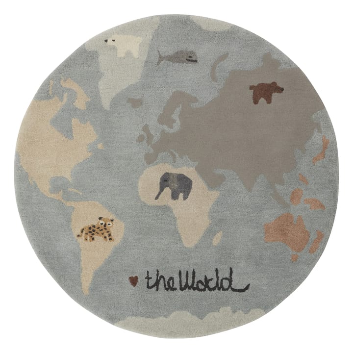 The world 어린이 러그 Ø120 cm - multi - OYOY | 오이오이