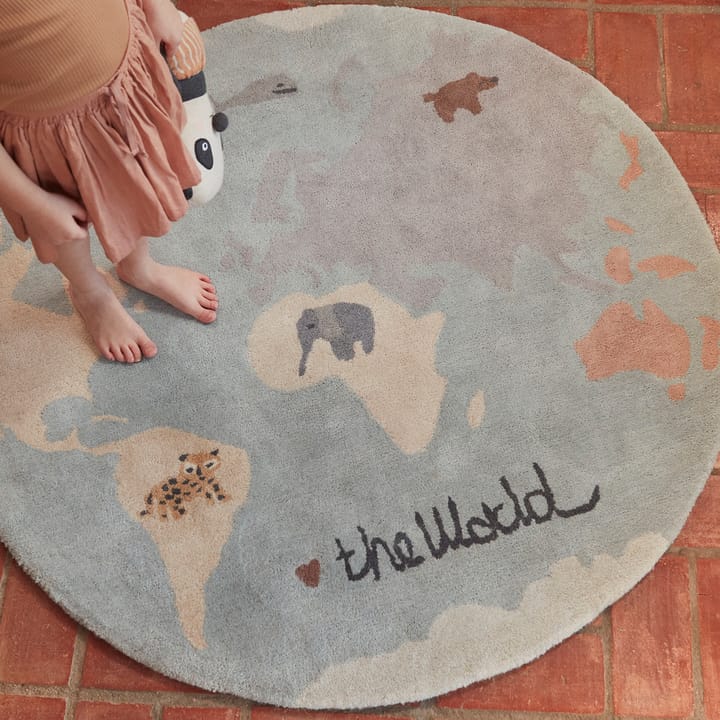 The world 어린이 러그 Ø120 cm, multi OYOY | 오이오이
