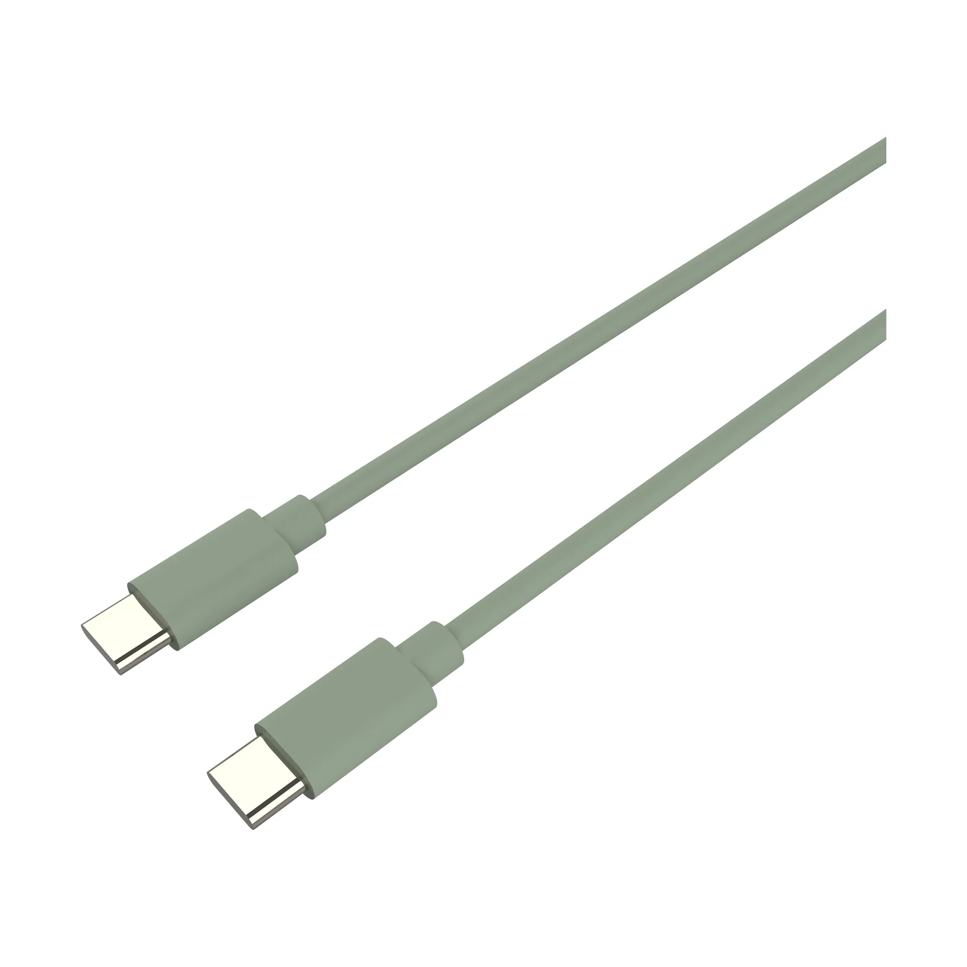 USB-C to USB-C 케이블 240 W, Midsummer green, 2 m palett3