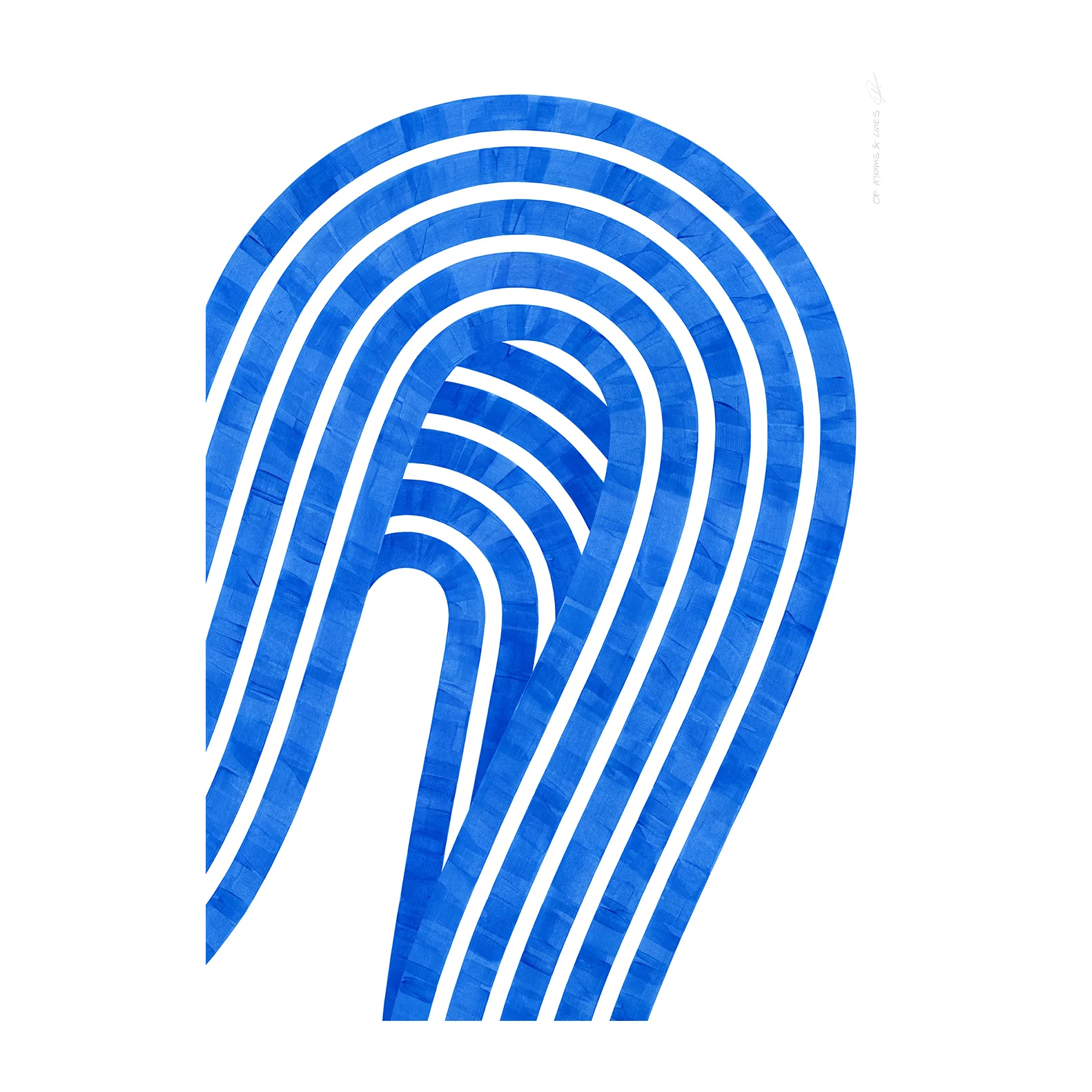 엔트로피 블루 01 포스터, 30x40 cm Paper Collective | 페이퍼콜렉티브