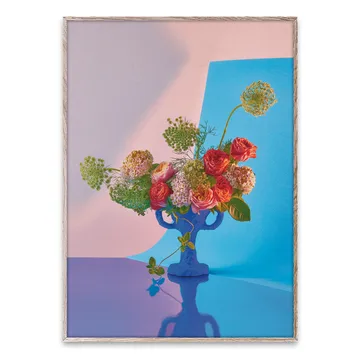 블룸 02 cyan 포스터 - 50x70 cm - Paper Collective | 페이퍼콜렉티브