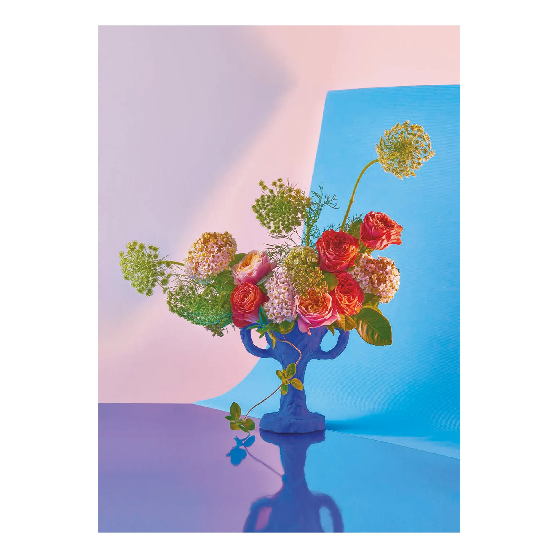 블룸 02 cyan 포스터, 50x70 cm Paper Collective | 페이퍼콜렉티브