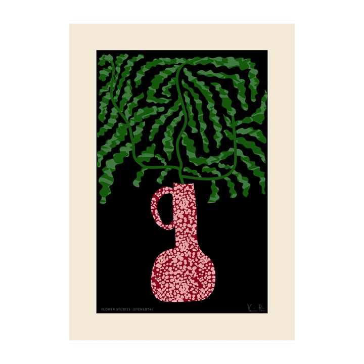 플라워 스터디 03 (Stensöta) 포스터 - 30x40 cm - Paper Collective | 페이퍼콜렉티브