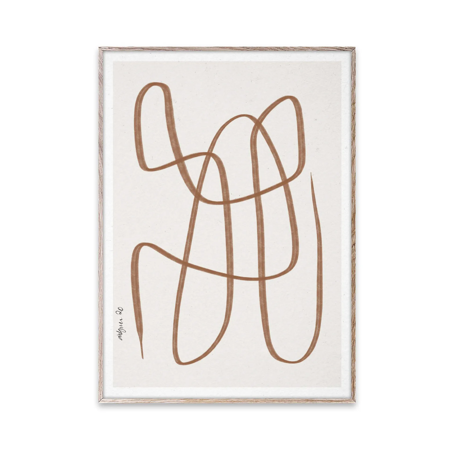 디퍼런트 웨이스 포스터 브라운, 30x40 cm Paper Collective | 페이퍼콜렉티브