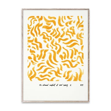 컴포트 - 옐로우 포스터 - 30x40 cm - Paper Collective | 페이퍼콜렉티브