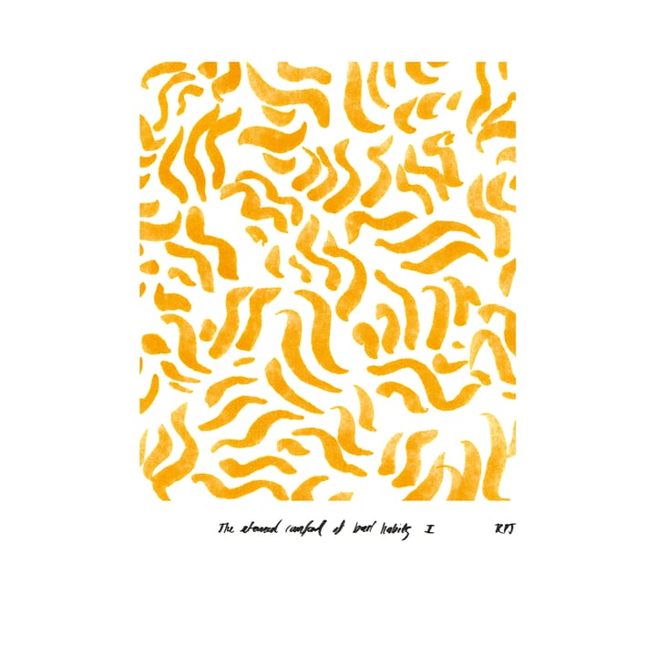�컴포트 - 옐로우 포스터 - 30x40 cm - Paper Collective | 페이퍼콜렉티브