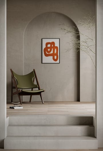 오렌지 브러시 포스터  - 30x40 cm - Paper Collective | 페이퍼콜렉티브