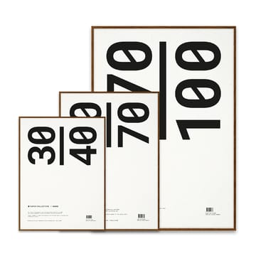 액자 플렉시글라스-다크 오크 - 50x70 cm - Paper Collective | 페이퍼콜렉티브