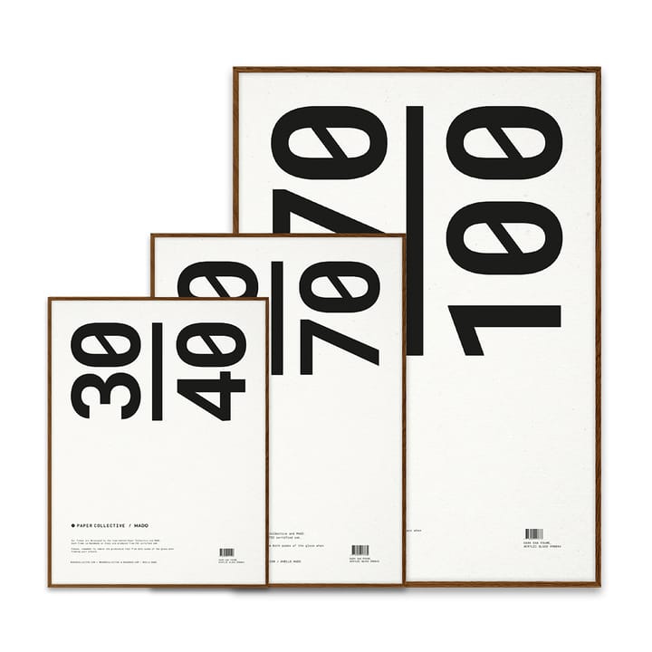 액자 플렉시글라스-다크 오크 - 70x100 cm - Paper Collective | 페이퍼콜렉티브
