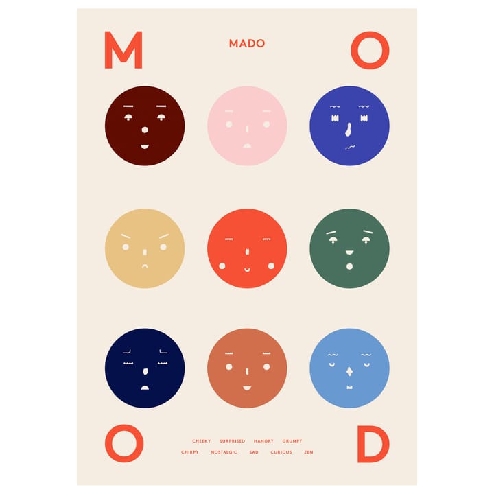9 Moods 포스터 - 70x100 cm - Paper Collective | 페이퍼콜렉티브