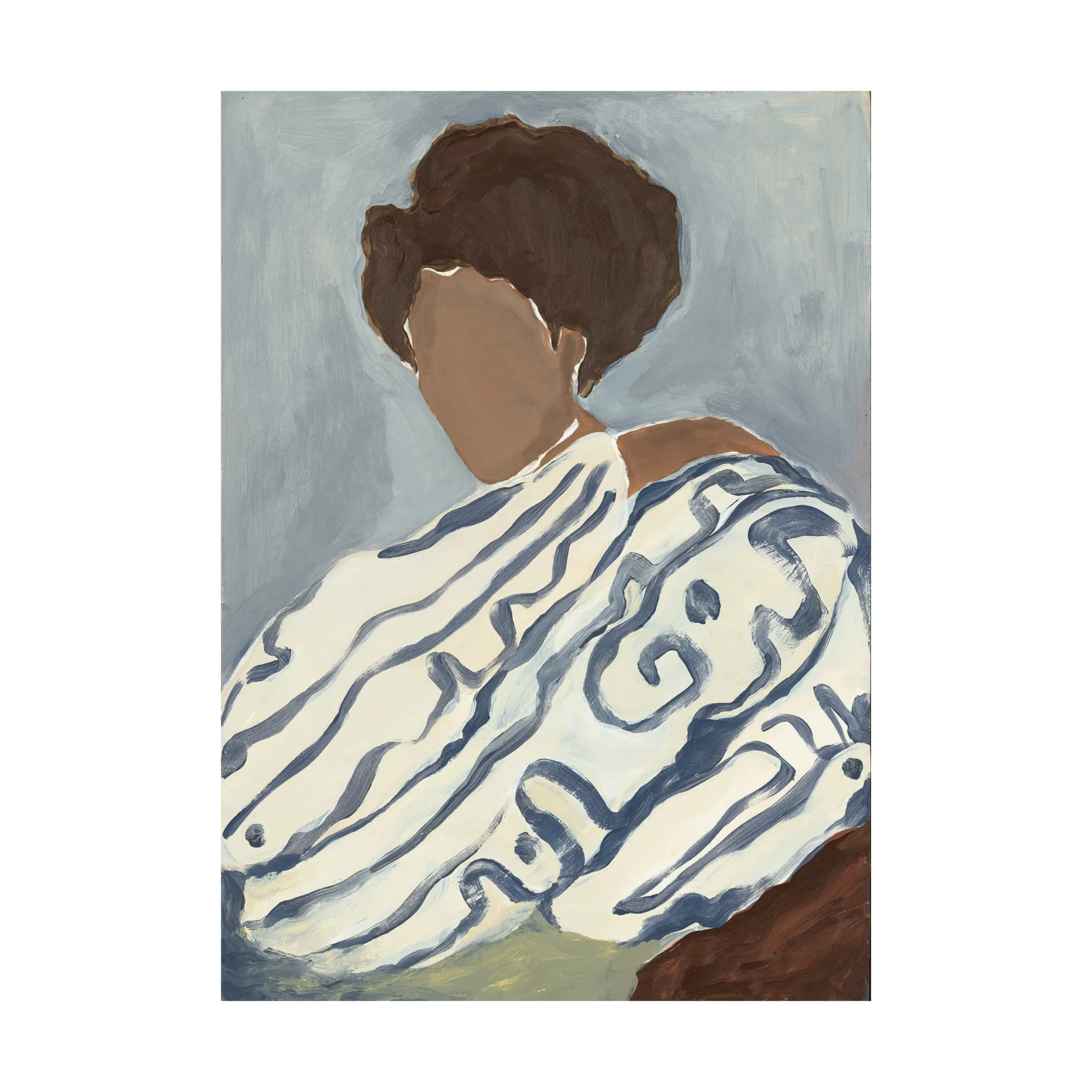 Blue Curls 포스터, 30x40 cm Paper Collective | 페이퍼콜렉티브