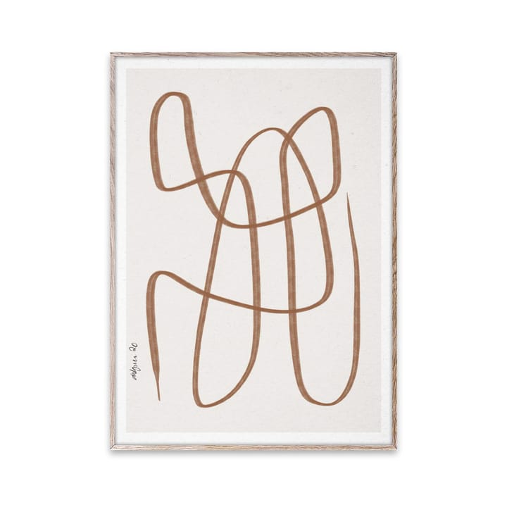 Different Ways 포스터 brown - 30x40 cm - Paper Collective | 페이퍼콜렉티브