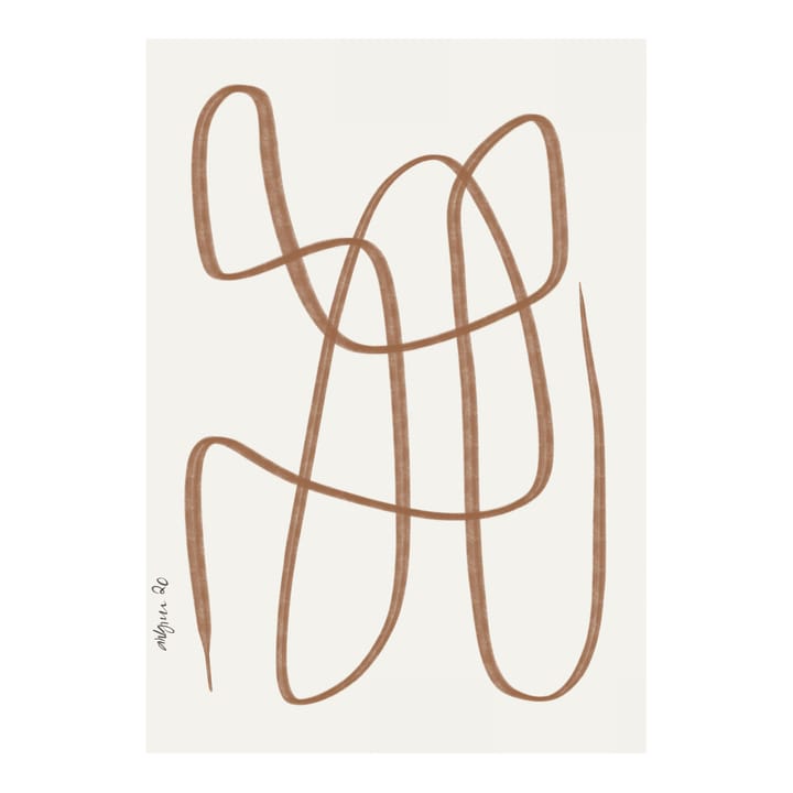 Different Ways 포스터 brown - 30x40 cm - Paper Collective | 페이퍼콜렉티브