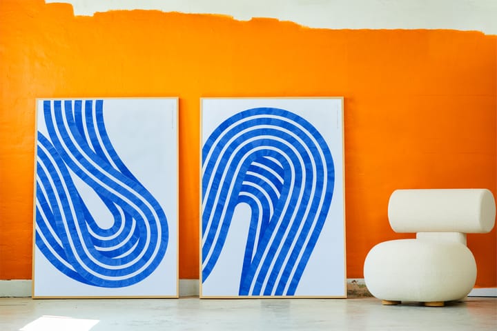 Entropy Blue 01 포스터 - 30x40 cm - Paper Collective | 페이퍼콜렉티브