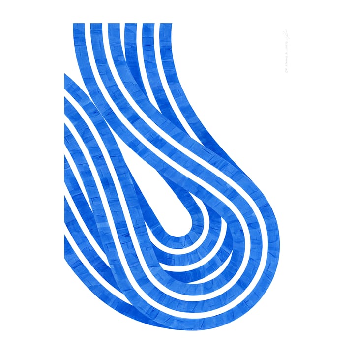 Entropy Blue 02 포스터 - 30x40 cm - Paper Collective | 페이퍼콜렉티브
