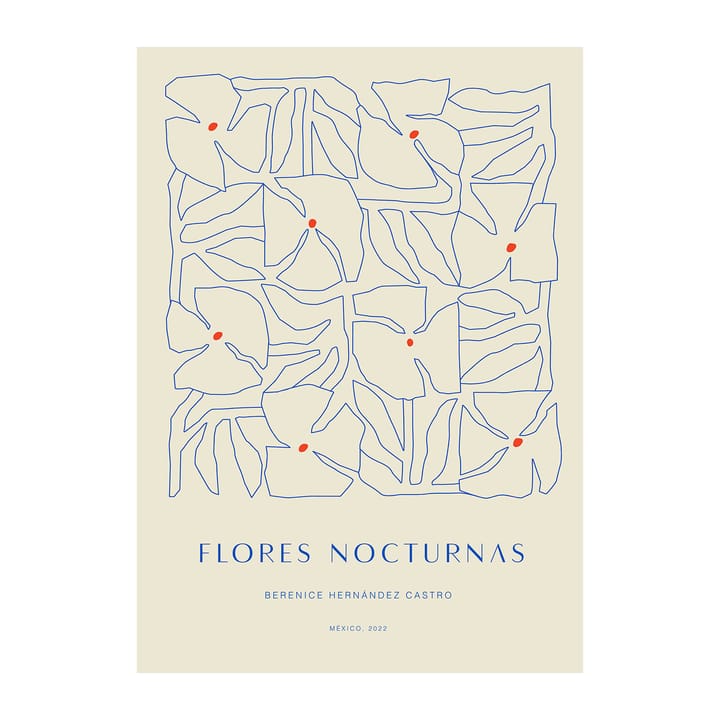 Flores Nocturnas 01 포스터 - 30x40 cm - Paper Collective | 페이퍼콜렉티브
