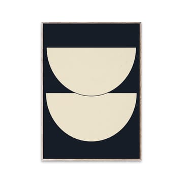 Half Circles I 포스터 blue - 30x40 cm - Paper Collective | 페이퍼콜렉티브