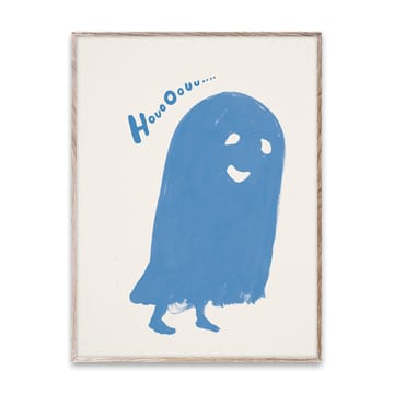 HouoOouu 블루 포스터 - 30x40 cm - Paper Collective | 페이퍼콜렉티브