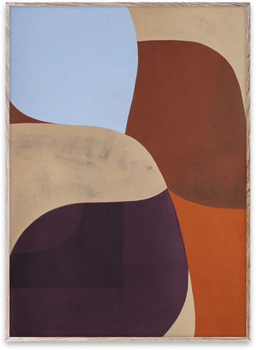 Painted Shapes 02 포스터 - 50x70 cm - Paper Collective | 페이퍼콜렉티브