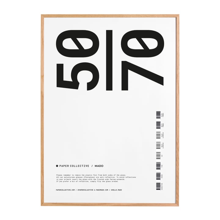Paper Collective 프레임 플랙시글래스-oak - 50x70 cm - Paper Collective | 페이퍼콜렉티브