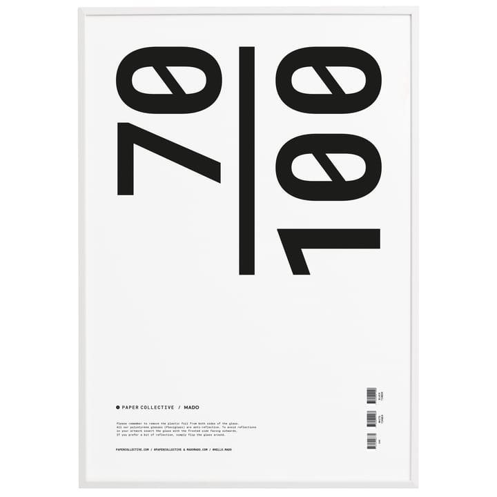 Paper Collective 프레임 플랙시글래스-white - 70x100 cm - Paper Collective | 페이퍼콜렉티브