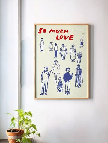 So Much Love 포스터 - 30x40 cm - Paper Collective | 페이퍼콜렉티브