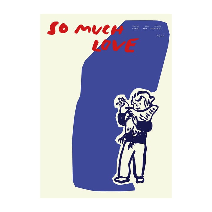 So Much Love 치킨 포스터 - 30x40 cm - Paper Collective | 페이퍼콜렉티브