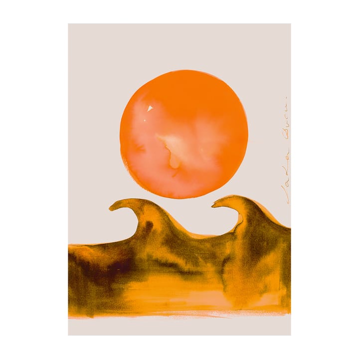 Sunset Waves 포스터 - 30x40 cm - Paper Collective | 페이퍼콜렉티브