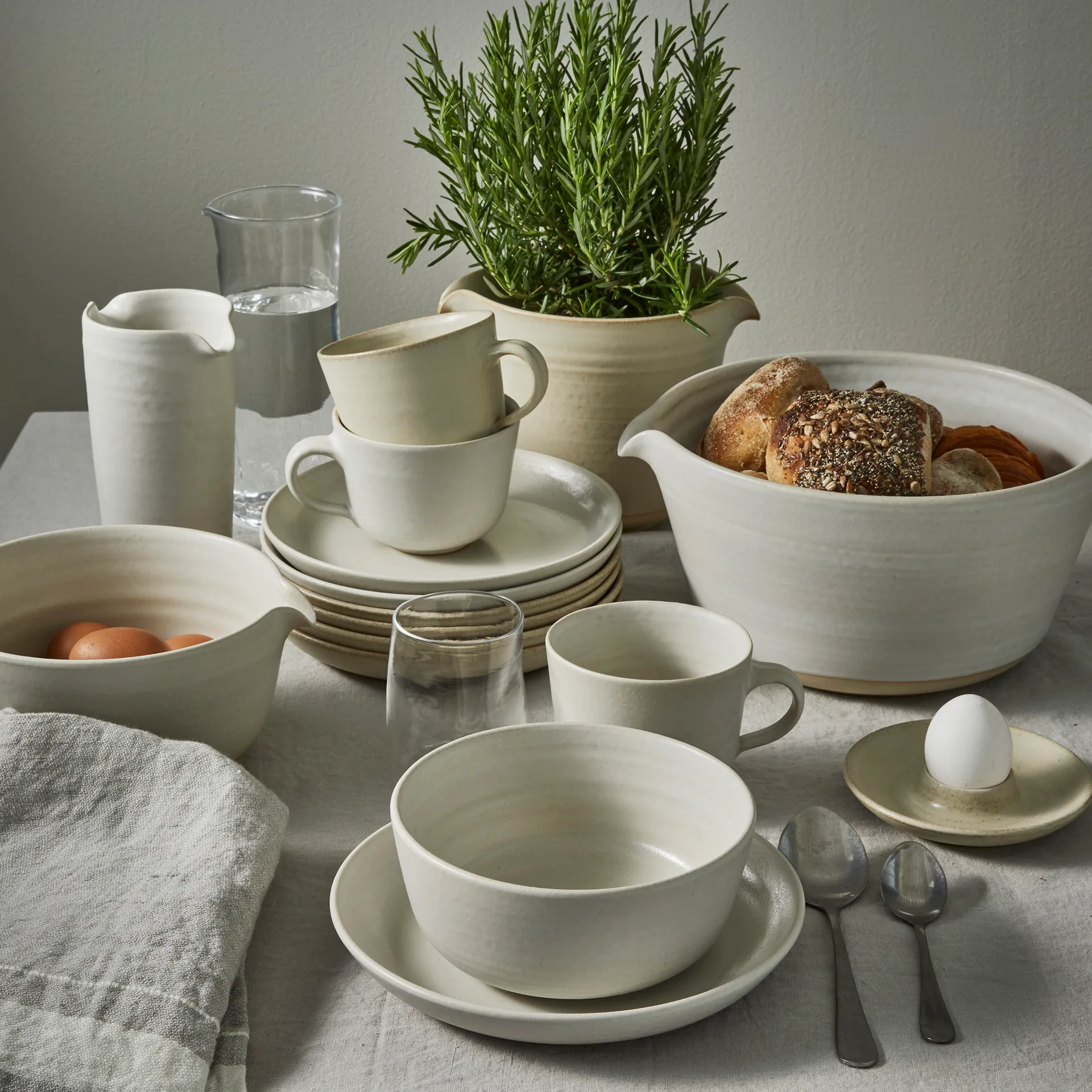 Lantliv kärl 믹싱 보울 2 L, oat Paradisverkstaden