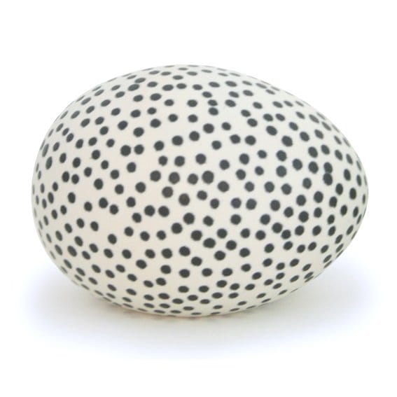 에그 도트 - white-black - Paradisverkstaden