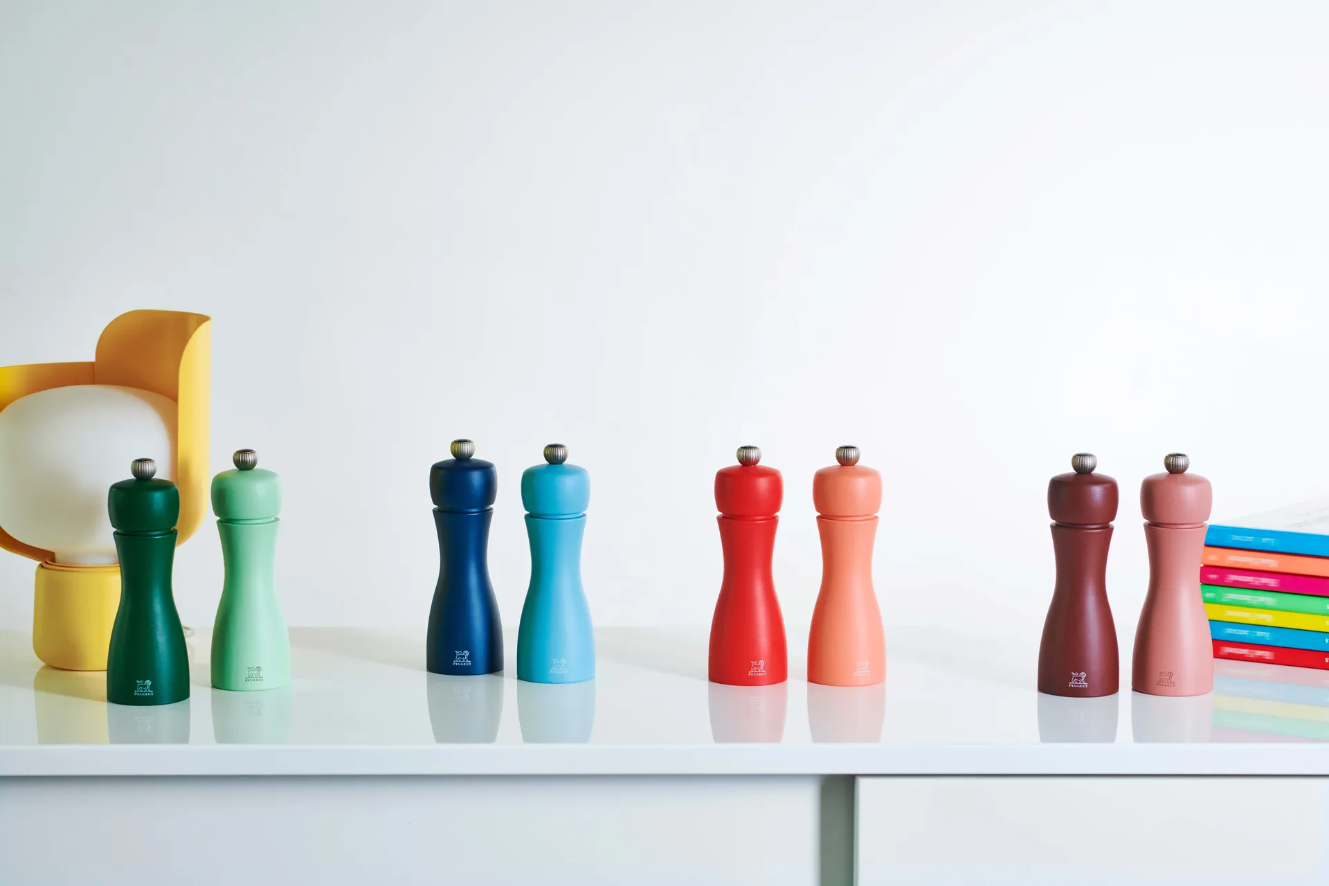 타히티 세트 워터 솔트 앤 페퍼 밀 15 cm, Moss & mint Peugeot | 푸조