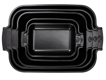 아폴리아 세라믹 접시 16x25 cm - Satin black - Peugeot | 푸조